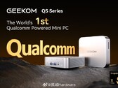 A série Geekom QS será o primeiro mini PC de consumo a contar com o SoC Snapdragon X Elite. (Fonte da imagem: Weibo)